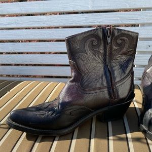 Durango leather western booties